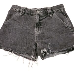 Pacsun Black Denim Shorts Size 25